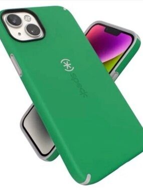 Speck Green MagSafe Protective Case for iPhone 14 Plus or 15 Plus